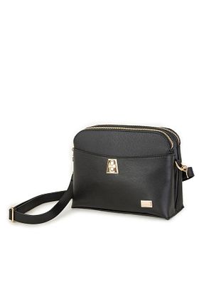 کیف دوشی مشکی زنانه چرم مصنوعی Lifonbag - کد 883751873