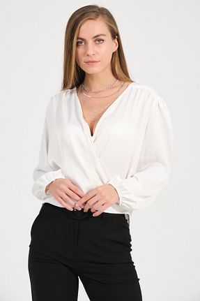 بلوز نباتی زنانه ساده Shahiqa - کد 449860589