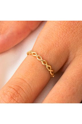 انگشتر طلا زرد زنانه 14 عیار FasekGold - کد 95882758