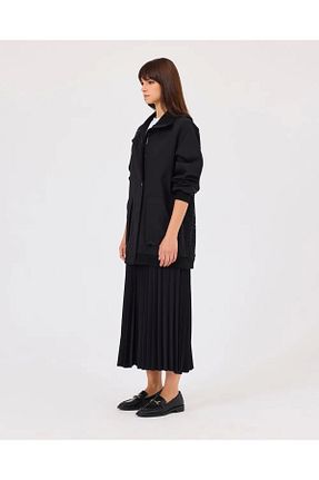 دامن مشکی زنانه پارچه Scl - کد 855756075