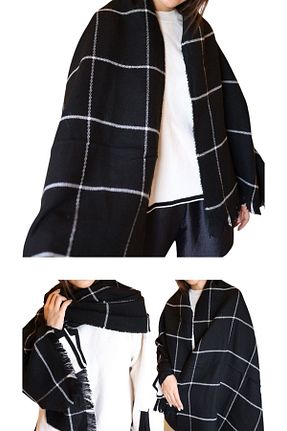 شال مشکی زنانه اکریلیک marufshop - کد 885793103