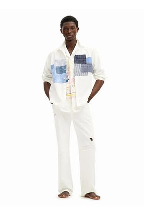 پیراهن سفید مردانه رگولار Desigual - کد 885813609