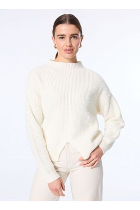 پلیور بژ زنانه ساده Sisley - کد 885810697