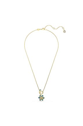 گردنبند جواهر طلائی زنانه زیرکن Swarovski - کد 885820256