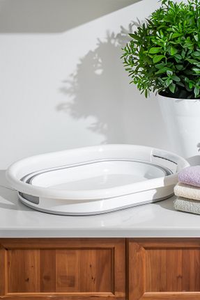 سبد لباس طوسی پلاستیک Porsima - کد 885871194