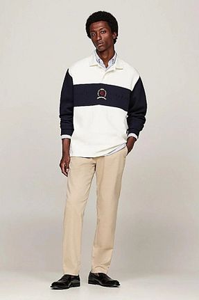 شلوار جین بژ مردانه پاچه ساده Tommy Hilfiger - کد 877494660