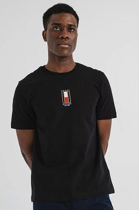 تیشرت مشکی مردانه رگولار Tommy Hilfiger - کد 884322582