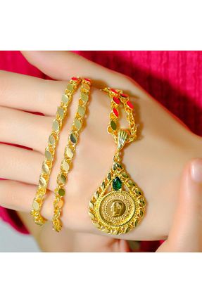 گردنبند طلا زرد زنانه 14 عیار aytekgold - کد 885898724