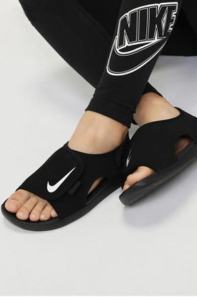 صندل اسپرت مشکی زنانه پارچه ای Nike - کد 885907195