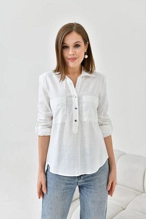 بلوز نباتی زنانه ساده Lujiz - کد 885906811