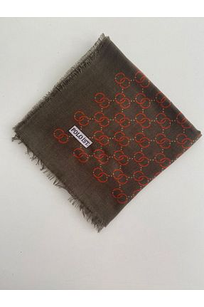روسری خاکی پنبه ای poloist - کد 885925532
