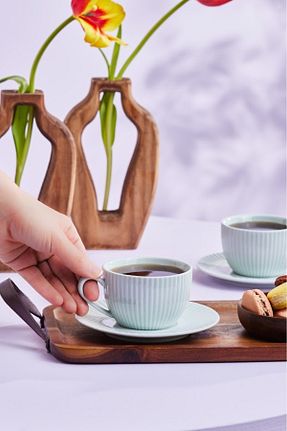 فنجان چای سبز استخوان چینی Karaca - کد 885923133