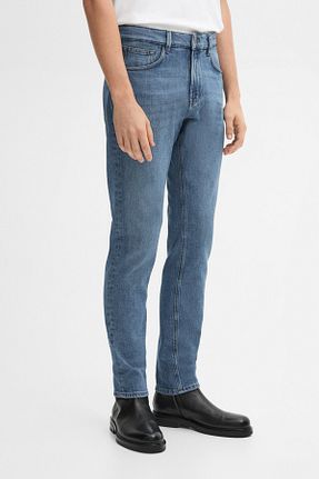 شلوار جین آبی مردانه پاچه تنگ Massimo Dutti - کد 872167969