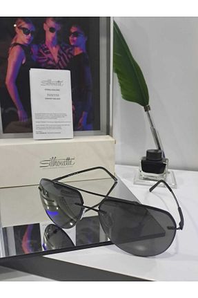 عینک آفتابی طوسی مردانه 72 Silhouette - کد 885950536