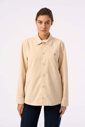 کت بژ زنانه رگولار WWF Market - کد 886726230
