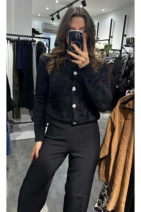 رویه مشکی زنانه پشمی Butik - کد 885931543