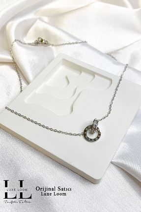 گردنبند استیل ( فولاد ) زنانه استیل ضد زنگ Luxe Loom Zarafetin Işıltısı - کد 885957916