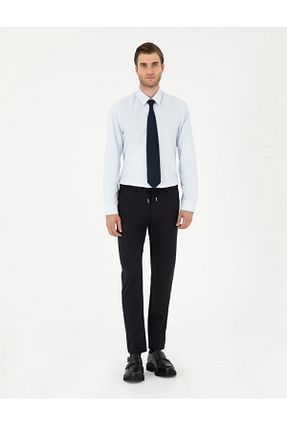 شلوار سرمه ای مردانه الاستان - ویسکون - پلی استر Pierre Cardin - کد 885970857