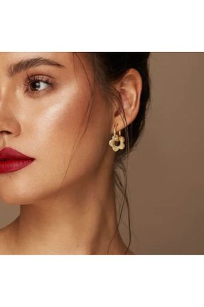 گوشواره استیل (فولاد) طلائی زنانه استیل (فولاد) SE Jewellery - کد 885967852