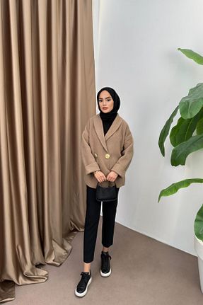 شال گردن قهوه ای زنانه QUQA - کد 885979483