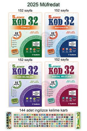 درسی و کتب کمک آموزشی Tudem Yayınları - کد 867403019