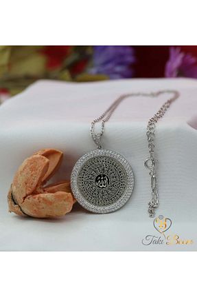 گردنبند نقره طوسی زنانه 925 عیار Takı Boom - کد 155871872