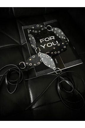 کمربند مشکی زنانه چرم مصنوعی Fiori - کد 885994413