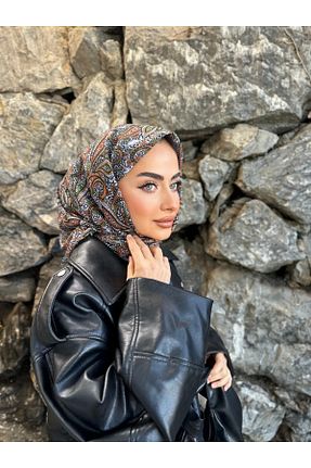 روسری مشکی پنبه پلی استر Butik - کد 885991265
