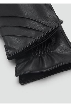 دستکش مشکی زنانه MANGO - کد 886002595