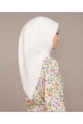 روسری سفید پنبه ای Lerra - کد 886003517
