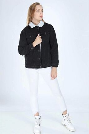 کت مشکی زنانه رگولار Modaca - کد 80953682
