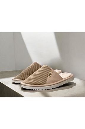 دمپائی خانگی بژ زنانه پارچه ای MODA - کد 886101320
