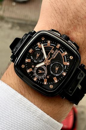 ساعت مچی مشکی مردانه 46-50 میلی متر Homies - کد 62300267