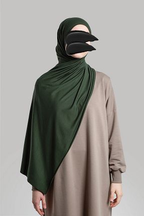 شال خاکی زنانه پنبه ای Lemaye - کد 886104869