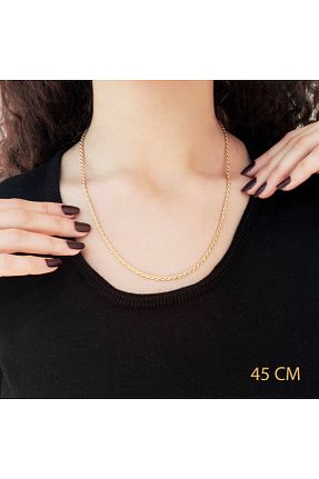 گردنبند جواهر طلائی زنانه روکش طلا FerizZ - کد 83119998