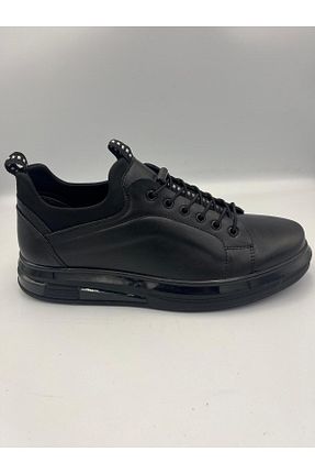 کفش کژوال مشکی مردانه چرم خالص Bigayakkabı - کد 886140901