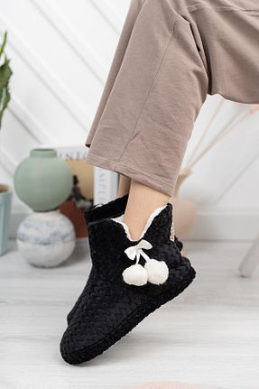 بوت خانگی مشکی زنانه پارچه ای Moda Frato - کد 135418619