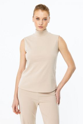 بلوز بژ زنانه رگولار ON - کد 886152195