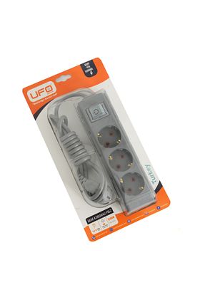کابل افزودنی پریز گروهی طوسی 3 UFO - کد 886182684