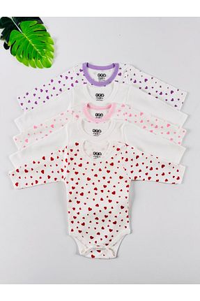 بادی و سرهمی نوزادی رنگی بچه گانه %100 پنبه EFU BABY - کد 886180561