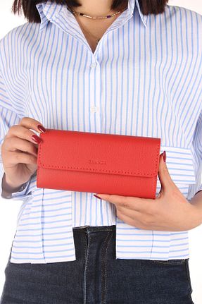کیف پول قرمز زنانه ابعاد بزرگ Grande - کد 886193861