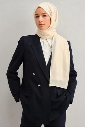 شال بژ زنانه پنبه ای Armine - کد 886193558