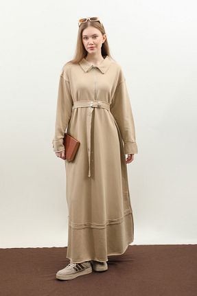 لباس حجاب طوسی زنانه رگولار ZÜLAYS - کد 886192761