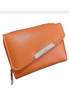 کیف پول نارنجی زنانه ابعاد کوچک farfara - کد 877575676