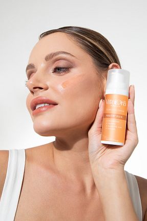 دستمال آرایش بژ Aydınlatıcı Vitalora - کد 859868005