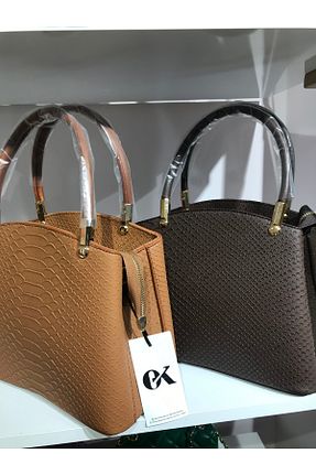 کیف دستی قهوه ای زنانه سایز متوسط ecemnur karadağ - کد 886198554