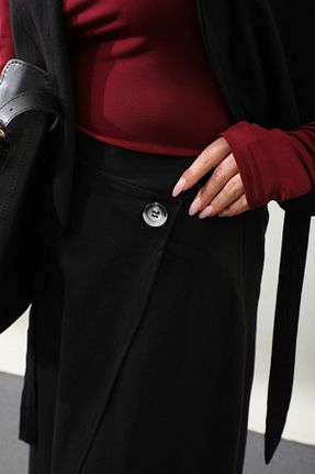 ست بالاتنه و پائین تنه حجاب مشکی زنانه رگولار ZÜLAYS - کد 886198050