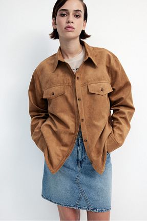 پیراهن بژ زنانه رگولار H&M - کد 886207363