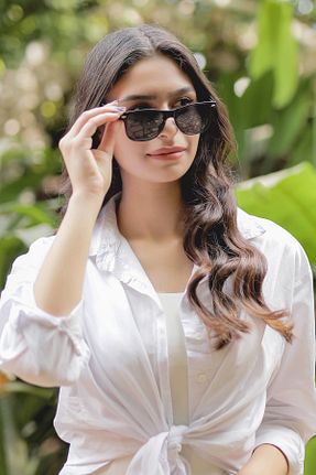 عینک آفتابی مشکی زنانه 50 BAPPİR - کد 886295279