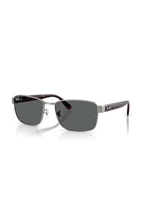 عینک آفتابی متالیک مردانه 59 Ray-Ban - کد 870538159